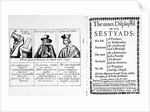 The Times Displayed in Six Sestyads. by English School