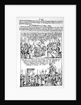 Chronicle of significant events during the English Civil War, 1646 by English School