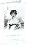 Portrait of Lady Caroline Lamb by English School