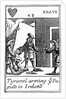 Tyrconnel Arming the Papists in Ireland, anti-catholic playing card commemorating the Glorious Revolution of 1688 by English School