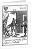 Tyrconnel Arming the Papists in Ireland, anti-catholic playing card commemorating the Glorious Revolution of 1688 by English School