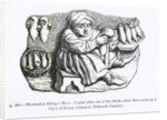 The Shoemaker Fitting a Shoe, copied from one of the Misericordia Stalls in the Choir of Rouen Cathedral by French School