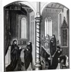 A Birching in a School of Mendicant Monks by (after) French School