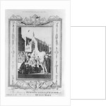 The Burning of Archbishop Thomas Cranmer at Oxford in the Bloody Reign of Queen Mary by English School