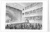 Interior of the Little Theatre, Haymarket in London, 1815 by George Jones