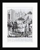 John de Mandeville taking leave of King Edward III before his departure by French School