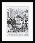 John de Mandeville taking leave of King Edward III before his departure by French School