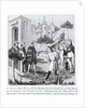 John de Mandeville taking leave of King Edward III before his departure by French School