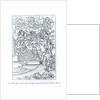 The Fay Melusine, from whose Flanks springs the Geneaological Tree of Kings and Emperors by School French