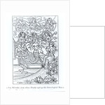 The Fay Melusine, from whose Flanks springs the Geneaological Tree of Kings and Emperors by School French