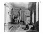 Giraffes on the staircase in the British Museum, 1845 by George the Elder Scharf