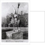 The Statue in Leicester Square, on Wednesday Morning 17th October 1866 by Ernest Henry Griset