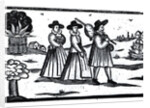 Pilgrims set sail on the Mayflower by English School