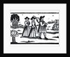 Pilgrims set sail on the Mayflower by English School