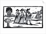 Pilgrims set sail on the Mayflower by English School