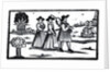 Pilgrims set sail on the Mayflower by English School
