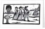 Pilgrims set sail on the Mayflower by English School