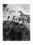 Natives Surfing in the Sandwich Islands by English School