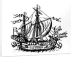 Ferdinand Magellan's boat 'Victoria', the first to circumnavigate the world by Portuguese School