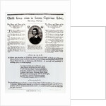 Christi Servus Etiam in Summa Captivitate Liber: a page from a broadsheet containing a list of places and times of John Lilburne's imprisonments. by English School