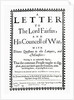Letter to Lord Fairfax from Gerrard Winstanley on behalf of the Diggers at St. George Hill, Surrey, printed 1649 by English School