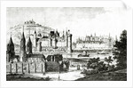 View of Saint-Germain-des-Pres and of the Pre-aux-Clercs during the reign of Charles V by (after) French School