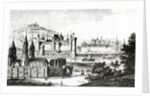 View of Saint-Germain-des-Pres and of the Pre-aux-Clercs during the reign of Charles V by (after) French School