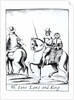 Mrs Jane Lane riding with King Charles II after the defeat at the Battle of Worcester in September 1651, published 1660 by English School