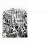 Facsimile of the Coronation of Charlemagne in the City of Jerusalem from the 'Chroniques de Charlemagne' by French School