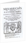 Square-Caps turned into Round Heads, 1642 by English School