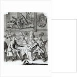 Whig Satire on Negotiations for the Treaty of Utrecht, c.1713 by English School