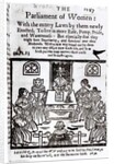 The Parliament of Women, 1656 by English School