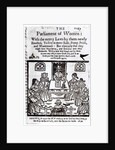 The Parliament of Women, 1656 by English School