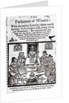 The Parliament of Women, 1656 by English School