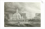 The Proposed Triumphal Arch from Portland Place to Regent's Park, 1820 by John Martin