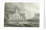 The Proposed Triumphal Arch from Portland Place to Regent's Park, 1820 by John Martin