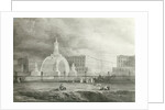The Proposed Triumphal Arch from Portland Place to Regent's Park, 1820 by John Martin