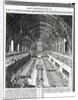 The Coronation Banquet in Westminster Hall by School English