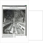 The Coronation Banquet in Westminster Hall by School English
