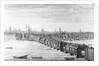 West Front of London Bridge, 1749 by Nathaniel and Samuel Buck