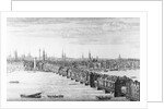 West Front of London Bridge, 1749 by Nathaniel and Samuel Buck