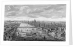 A General View of the City of London next to the River Thames, c.1780 by English School