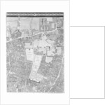 A Map of Moorfields and Hoxton, London, 1746 by John Rocque