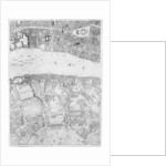 A Map of St Paul's and Bankside, London, 1746 by John Rocque