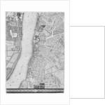 A Map of Lambeth and Vauxhall, London, 1746 by John Rocque