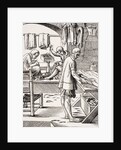 Tailor, reproduction of a woodcut by Jost Amman from 'Le Moyen Age et La Renaissance' by Paul Lacroix published 1847 by French School