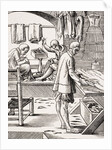 Tailor, reproduction of a woodcut by Jost Amman from 'Le Moyen Age et La Renaissance' by Paul Lacroix published 1847 by French School