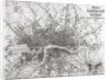 Map of Modern London and its Environs, 1845 by English School