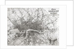 Map of Modern London and its Environs, 1845 by English School