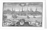 View of Hamburg, c.1710-50 by Martin Engelbrecht